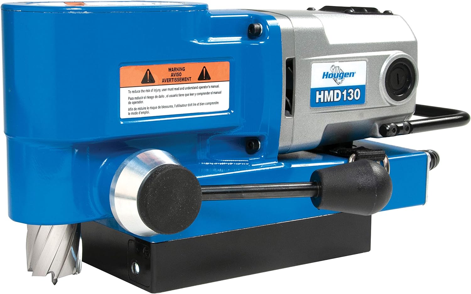 Hougen HMD130 Ultra Low Profile lightweight right angle drill with large capacity. Replaces HMD115 and HMD150